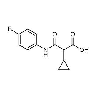 2-cyclopropyl-3-((4-fluorophenyl)amino)-3-oxopropanoic acid  Cabozantinib Impurity|CS-0166285
