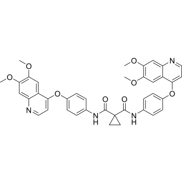 N,N'-bis(4-((6,7-dimethoxyquinolin-4-yl)oxy)phenyl)cyclopropane-1,1-dicarboxamide  Cabozantinib Impurity|CS-0166298