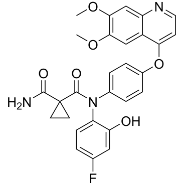 N-(4-((6,7-dimethoxyquinolin-4-yl)oxy)phenyl)-N-(4-fluoro-2-hydroxyphenyl)cyclopropane-1,1-dicarboxamide  Cabozantinib Impurity|CS-0166323