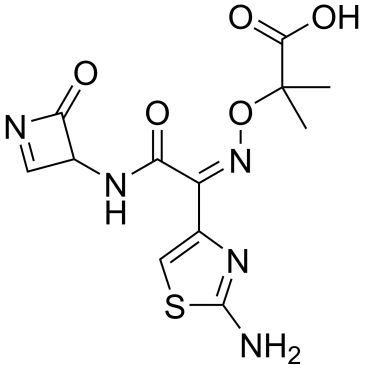 (Z)-2-(((1-(2-Aminothiazol-4-yl)-2-oxo-2-((2-oxo-2,3-dihydroazet-3-yl)amino)ethylidene)amino)oxy)-2-methylpropanoic Acid (Ceftazidime Impuruity）|CS-0166369