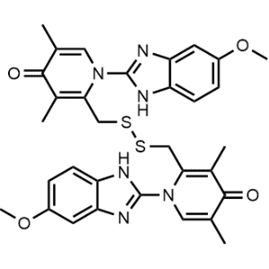 2,2'-(disulfanediylbis(methylene))bis(1-(5-methoxy-1H-benzo[d]imidazol-2-yl)-3,5-dimethylpyridin-4(1H)-one)  Esomeprazole Impurity|CS-0166386