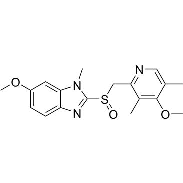 6-Methoxy-2-(((4-methoxy-3,5-dimethylpyridin-2-yl)methyl)sulfinyl)-1-methyl-1H-benzo[d]imidazole  (Esomeprazole Impurity)|CS-0166387