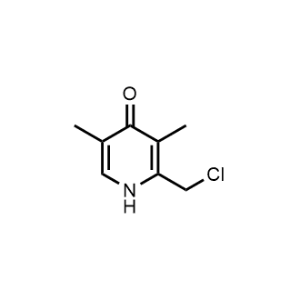 2-(Chloromethyl)-3,5-dimethylpyridin-4(1H)-one  Esomeprazole Impurity|CS-0166392