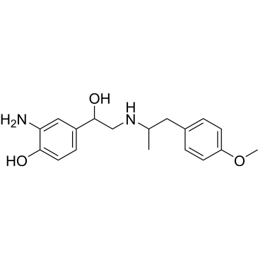 2-Amino-4-(1-hydroxy-2-((1-(4-methoxyphenyl)propan-2-yl)amino)ethyl)phenol Formoterol Impurity|CS-0166465