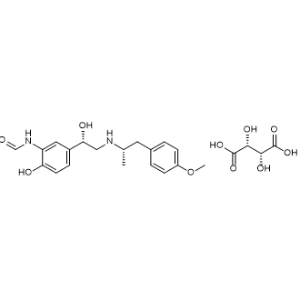 N-(2-Hydroxy-5-((S)-1-hydroxy-2-(((S)-1-(4-methoxyphenyl)propan-2-yl)amino)ethyl)phenyl)formamide (2R,3R)-2,3-dihydroxysuccinate Formoterol Impurity|CS-0166477