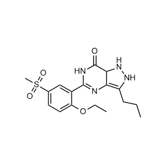 5-(2-ethoxy-5-(methylsulfonyl)phenyl)-3-propyl-6,7a-dihydro-1H-pyrazolo[4,3-d]pyrimidin-7(2H)-one  (Sildenafil Impuruity）|CS-0166492