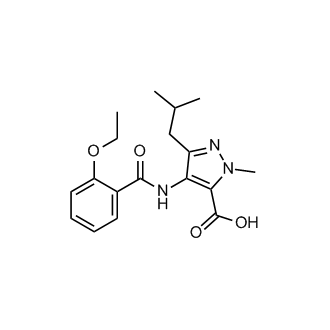 4-(2-ethoxybenzamido)-3-isobutyl-1-methyl-1H-pyrazole-5-carboxylic acid  (Sildenafil Impuruity）|CS-0166502