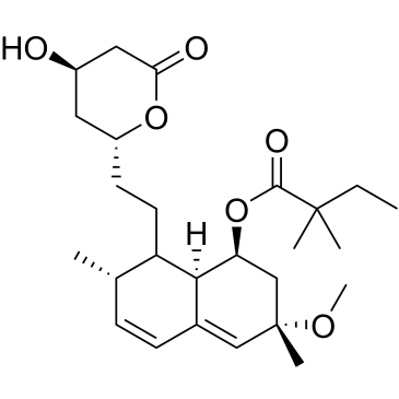 (1S,3S,7S,8aR)-8-(2-((2R,4R)-4-hydroxy-6-oxotetrahydro-2H-pyran-2-yl)ethyl)-3-methoxy-3,7-dimethyl-1,2,3,7,8,8a-hexahydronaphthalen-1-yl 2,2-dimethylbutanoate  Simvastatin Impurity|CS-0166518