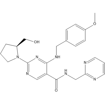 (S)-2-(2-(hydroxymethyl)pyrrolidin-1-yl)-4-((4-methoxybenzyl)amino)-N-(pyrimidin-2-ylmethyl)pyrimidine-5-carboxamide  Avanafil Impurity|CS-0166526
