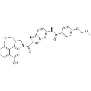 (S)-N-(2-(1-(Chloromethyl)-5-hydroxy-9-methyl-2,3-dihydro-1H-benzo[e]indole-3-carbonyl)imidazo[1,2-a]pyridin-6-yl)-4-(methoxymethoxy)benzamide|CS-0166626