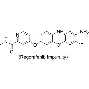 4-(4-Amino-3-(4-amino-3-fluorophenoxy)phenoxy)-N-methylpicolinamide  Regorafenib Impurity|CS-0166730
