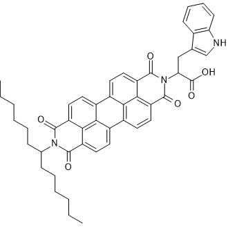 3-(1H-Indol-3-yl)-2-(1,3,8,10-tetraoxo-9-(tridecan-7-yl)-3,8,9,10-tetrahydroanthra[2,1,9-def:6,5,10-d'e'f']diisoquinolin-2(1H)-yl)propanoic acid|CS-0166933