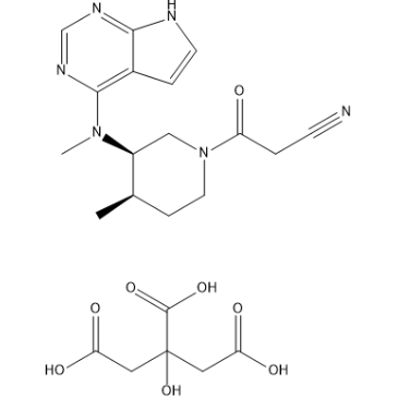 3-((3R,4R)-4-Methyl-3-(methyl(7H-pyrrolo[2,3-d]pyrimidin-4-yl)amino)piperidin-1-yl)-3-oxopropanenitrile 2-hydroxypropane-1,2,3-tricarboxylate Tofacitinib Impurity|CS-0167103