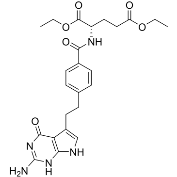 (S)-Diethyl 2-(4-(2-(2-amino-4-oxo-4,7-dihydro-1H-pyrrolo[2,3-d]pyrimidin-5-yl)ethyl)benzamido)pentanedioate  Pemetrexed Disodium Impurity|CS-0167129