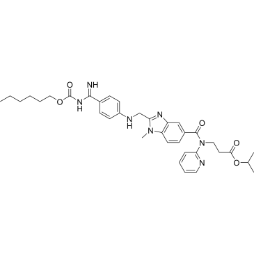 (E)-Isopropyl 3-(2-(((4-(N'-((hexyloxy)carbonyl)carbamimidoyl)phenyl)amino)methyl)-1-methyl-N-(pyridin-2-yl)-1H-benzo[d]imidazole-5-carboxamido)propanoate  Dabigatran Impurity|CS-0167201