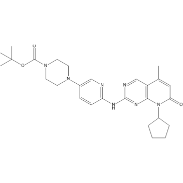 tert-Butyl 4-(6-((8-cyclopentyl-5-methyl-7-oxo-7,8-dihydropyrido[2,3-d]pyrimidin-2-yl)amino)pyridin-3-yl)piperazine-1-carboxylate  Palbociclib Impurity|CS-0167406