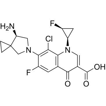 7-((R)-7-Amino-5-azaspiro[2.4]heptan-5-yl)-8-chloro-6-fluoro-1-((1R,2S)-2-fluorocyclopropyl)-4-oxo-1,4-dihydroquinoline-3-carboxylic acid Sitafloxacin Impurity|CS-0167510