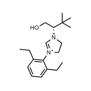 1H-Imidazolium, 3-(2,6-diethylphenyl)-4,5-dihydro-1-[(1S)-1-(hydroxymethyl)-2,2-dimethylpropyl]-|CS-0167745
