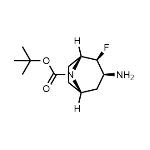 rel-1,1-Dimethylethyl (1R,2S,3S,5S)-3-amino-2-fluoro-8-azabicyclo[3.2.1]octane-8-carboxylate|CS-0167783