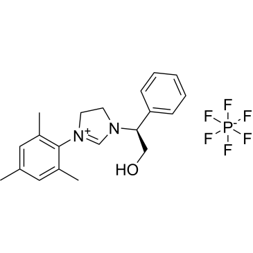 (S)-1-(2-Hydroxy-1-phenylethyl)-3-mesityl-4,5-dihydro-1H-imidazol-3-ium hexafluorophosphate(V)|CS-0167929