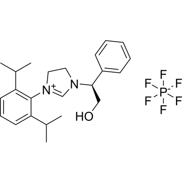 (S)-3-(2,6-Diisopropylphenyl)-1-(2-hydroxy-1-phenylethyl)-4,5-dihydro-1H-imidazol-3-ium hexafluorophosphate(V)|CS-0167932