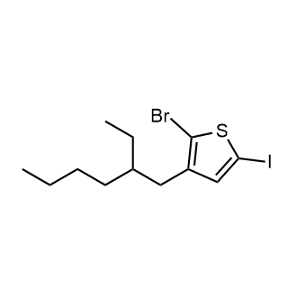 2-Bromo-3-(2-ethylhexyl)-5-iodothiophene stabilized withCopper chip|CS-0167960