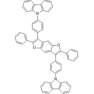 9,9'-[(2,6-Diphenylbenzo[1,2-b:4,5-b']difuran-3,7-diyl)bis(4,1-phenylene)]bis(9H-carbazole)|CS-0168255