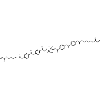 (3R,3aR,6S,6aR)-Hexahydrofuro[3,2-b]furan-3,6-diyl bis(4-((4-(((4-(acryloyloxy)butoxy)carbonyl)oxy)benzoyl)oxy)benzoate)|CS-0168495