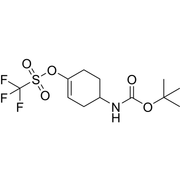 4-((tert-Butoxycarbonyl)amino)cyclohex-1-en-1-yl trifluoromethanesulfonate|CS-0168658