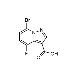 7-Bromo-4-fluoropyrazolo[1,5-a]pyridine-3-carboxylic acid|CS-0169422
