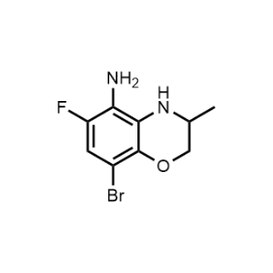 8-Bromo-6-fluoro-3-methyl-3,4-dihydro-2H-benzo[b][1,4]oxazin-5-amine|CS-0169465