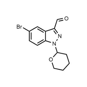 5-Bromo-1-(tetrahydro-2H-pyran-2-yl)-1H-indazole-3-carbaldehyde|CS-0169760