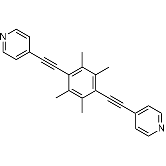 4,4'-((2,3,5,6-Tetramethyl-1,4-phenylene)bis(ethyne-2,1-diyl))dipyridine|CS-0169811