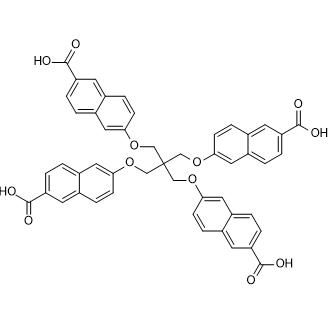 6,6'-((2,2-Bis(((6-carboxynaphthalen-2-yl)oxy)methyl)propane-1,3-diyl)bis(oxy))bis(2-naphthoicacid)|CS-0170634