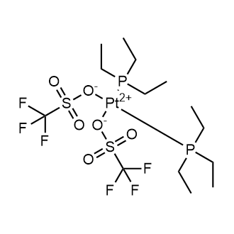 Bis(triethyl-lambda5-phosphanyl)bis(((trifluoromethyl)sulfonyl)oxy)platinum|CS-0170671