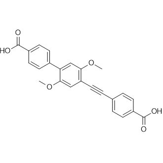 4'-((4-Carboxyphenyl)ethynyl)-2',5'-dimethoxy-[1,1'-biphenyl]-4-carboxylicacid|CS-0170722
