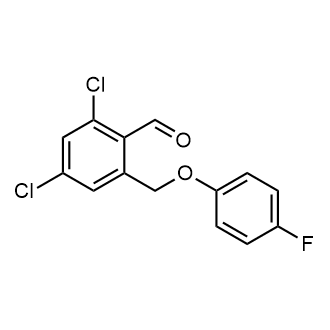 2,4-Dichloro-6-((4-fluorophenoxy)methyl)benzaldehyde|CS-0171002