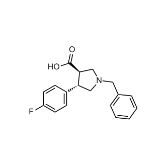 (3R,4S)-1-Benzyl-4-(4-fluorophenyl)pyrrolidine-3-carboxylicacid|CS-0171334
