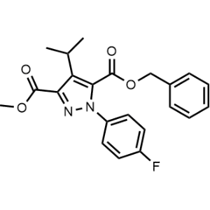 5-Benzyl3-methyl1-(4-fluorophenyl)-4-isopropyl-1H-pyrazole-3,5-dicarboxylate|CS-0171935