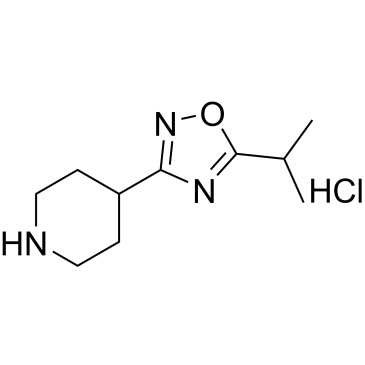 5-Isopropyl-3-(piperidin-4-yl)-1,2,4-oxadiazolehydrochloride|CS-0171939
