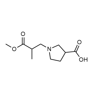 1-(3-Methoxy-2-methyl-3-oxopropyl)pyrrolidine-3-carboxylicacid|CS-0171991