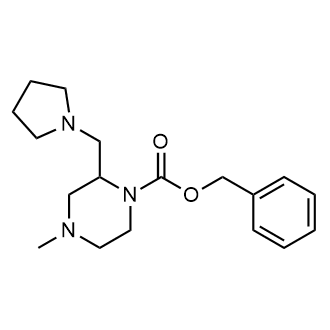 Benzyl4-methyl-2-(pyrrolidin-1-ylmethyl)piperazine-1-carboxylate|CS-0172447