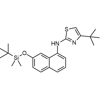 4-(tert-Butyl)-N-(7-((tert-Butyldimethylsilyl)oxy)naphthalen-1-yl)thiazol-2-amine|CS-0172866