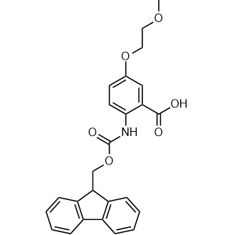 2-((((9H-Fluoren-9-yl)methoxy)carbonyl)amino)-5-(2-methoxyethoxy)benzoicacid|CS-0172905