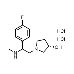 Rel-(S)-1-((S)-2-(4-Fluorophenyl)-2-(methylamino)ethyl)pyrrolidin-3-ol dihydrochloride|CS-0173094