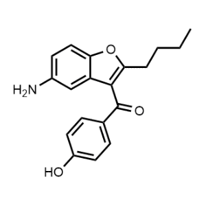 (5-Amino-2-butylbenzofuran-3-yl)(4-hydroxyphenyl)methanone Dronedarone Impurity|CS-0173176