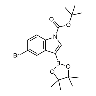 Tert-butyl 5-bromo-3-(4,4,5,5-tetramethyl-1,3,2-dioxaborolan-2-yl)-1H-indole-1-carboxylate|CS-0173854