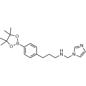N-((1H-Imidazol-1-yl)methyl)-3-(4-(4,4,5,5-tetramethyl-1,3,2-dioxaborolan-2-yl)phenyl)propan-1-amine|CS-0174675