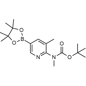 Tert-butyl methyl(3-methyl-5-(4,4,5,5-tetramethyl-1,3,2-dioxaborolan-2-yl)pyridin-2-yl)carbamate|CS-0174964