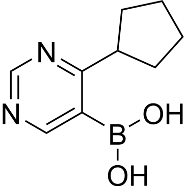 (4-Cyclopentylpyrimidin-5-yl)boronic acid|CS-0175302